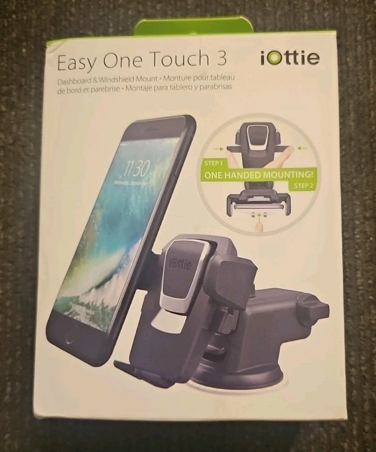 Soporte universal para iPhone Samsung iOttie HLCRIO120 Easy One Touch 3 montaje para automóvil Foto 2 de 4