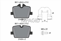 Bremsbelagsatz Scheibenbremse Pagid T2887N FüR BMW 3Er Touring G21 G81 G20 G80