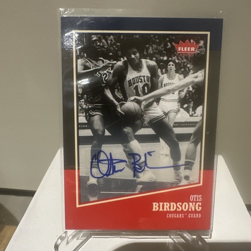 Otis Birdsong NBA 2013-14 Fleer Retro Autograph #27 Cougars EC - Picture 1 of 4
