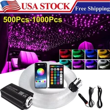 500~1000pc Car Home Headliner Star Lights Roof Twinkle Ceiling Light Fiber Optic