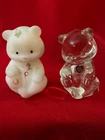 Fenton Art Glass Bear Figurine Choice