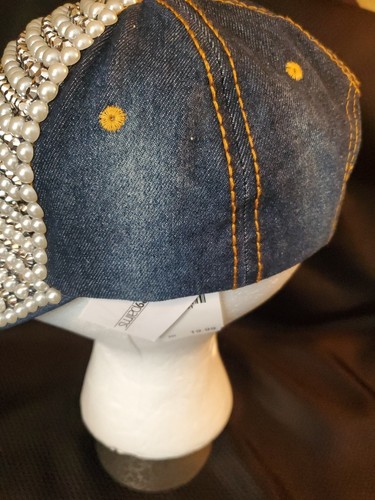 Baseballkappe Mütze 29 Palms Pearl Bling blau Denim verstellbar - Bild 4 von 7
