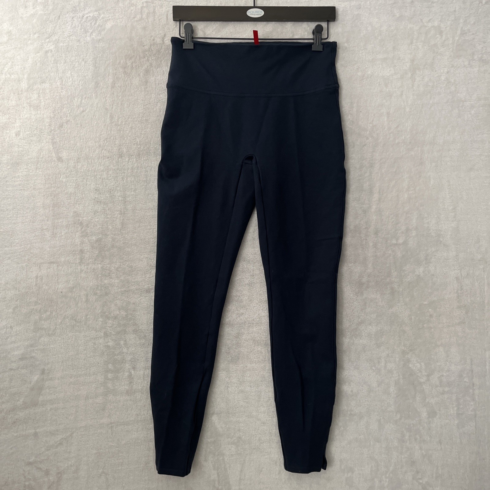 Spanx Womans Pants Blue Solid Medium Rayon Nylon … - image 1