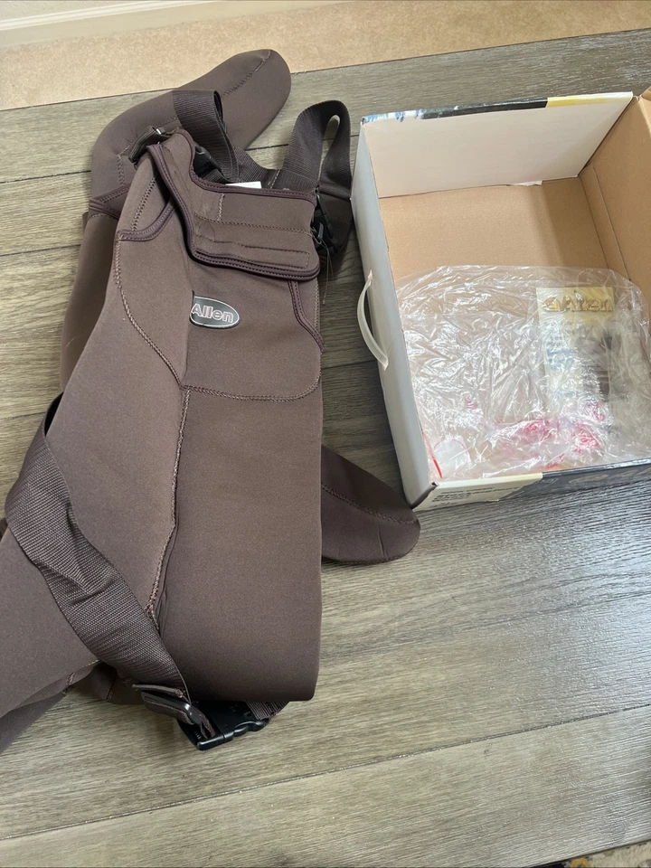 Allen Rock Creek Stockingfoot Neoprene Chest Waders X-Large, Brown  - Image 4 of 4