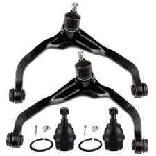 4x Front Upper Control Arms + Lower Ball Joints For 2008-12 Jeep Liberty Dodge
