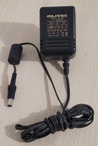 Adaptateur secteur alimentation Olitec A30740G 7.5V 0.4A 3VA