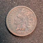 1864 Indian Head Cent 1c BN Dark Very Fine.  Lot 26C07 FREE SHIPPING!