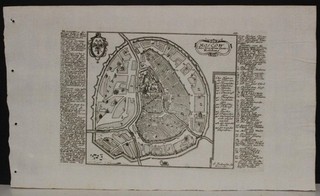 MOSCOW RUSSIA 1720 GABRIEL BODENEHR UNUSUAL ANTIQUE ORIGINAL COPPER ENGRAVED MAP
