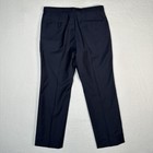 Hugo Boss Astro Hill7 Navy Blue Wool Dress Pants Size 40S 50C Modern Flat Front