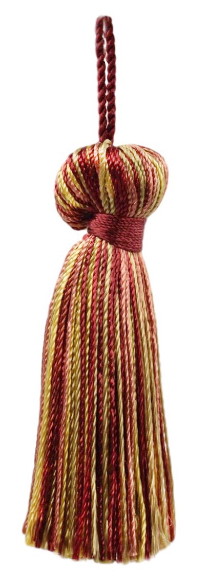 DÉCOPRO 3"" Bell Tassel, Style# BT3, Color# PR15 - Cajun Red [Sold Individually]