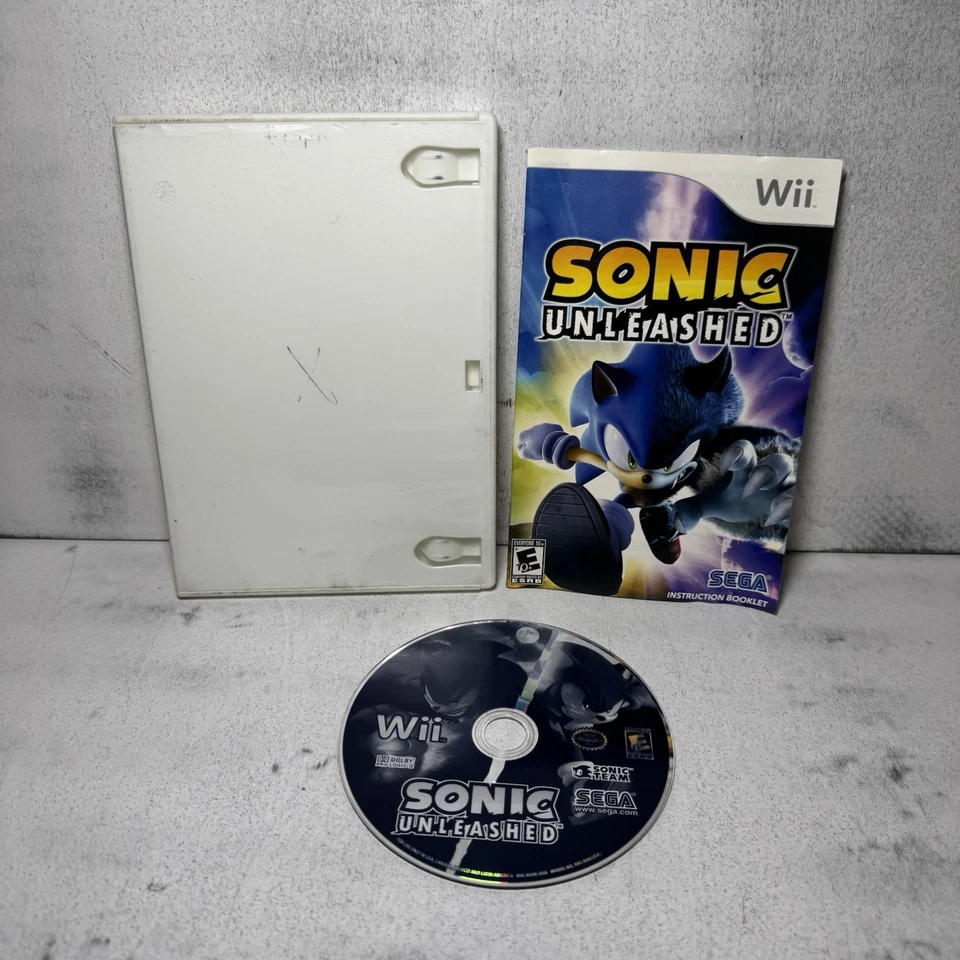 Sonic Unleashed (Nintendo Wii, 2008) Complete CIB - Image 4 of 4