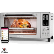 Elegant Bravo 10-in-1 Countertop Oven, Stainless Steel, 1800W, 3x Faster Cooking