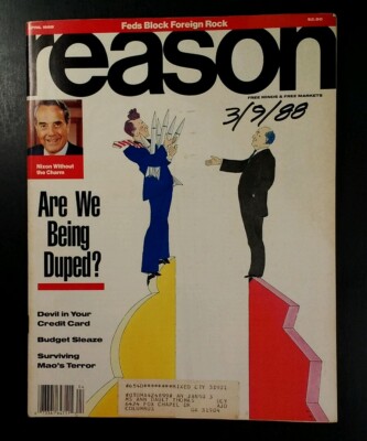 Reason Magazine April 1988 Bob Dole INF Treaty INS Asia Libertarian 
