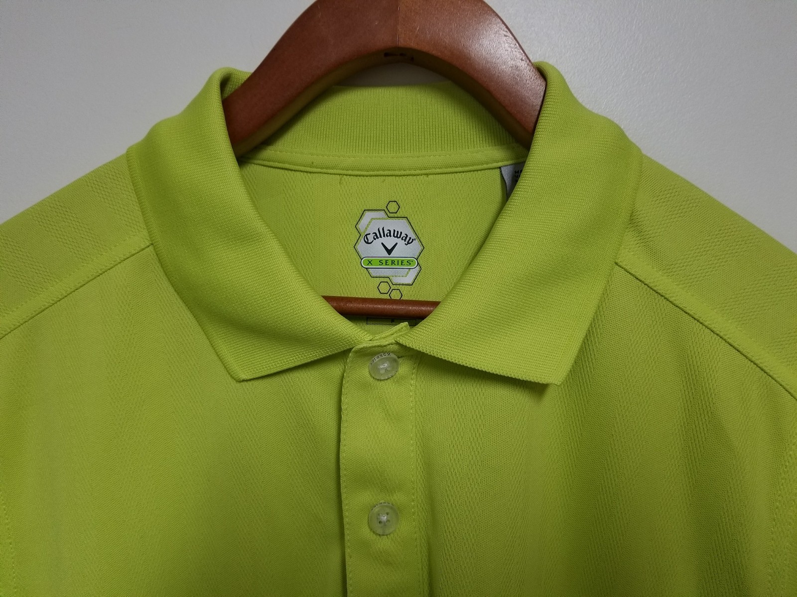 Callaway Wild Lime X Series Men's Golf Shirt - Size S