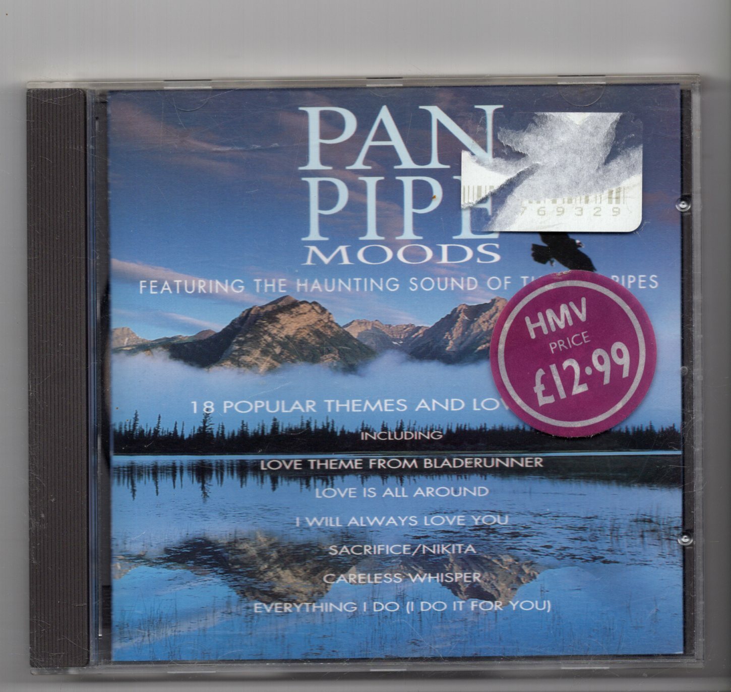 (JU207) Pan Pipe Moods, 18 Popular Themes & Love Songs - 1995 CD