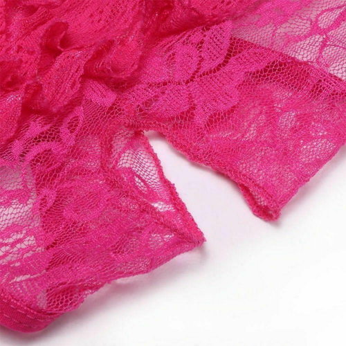 Mutandine mutandine donna pizzo trasparente all'uncinetto slip intimo sfacciato lingerie - Foto 18 di 48