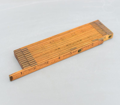 Vintage Master Rule MFG Co. Inc. NYC USA Interlox Carpenters Extension Rule 72''