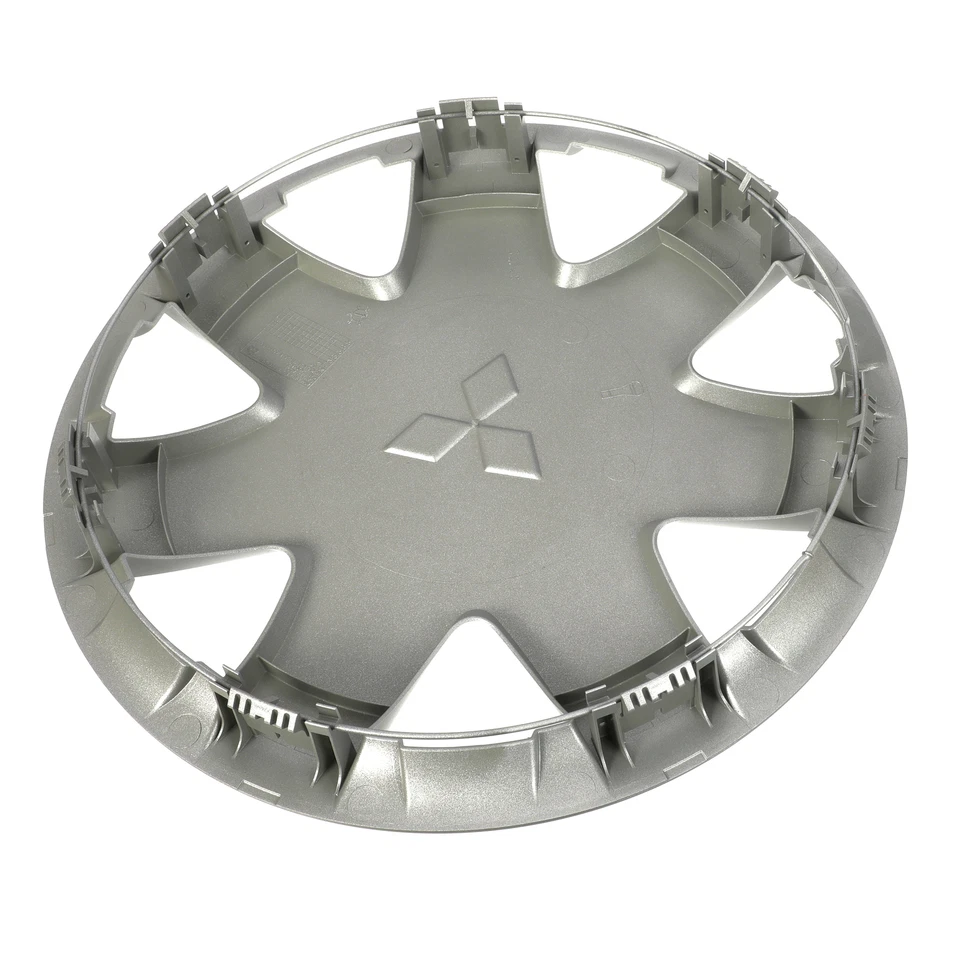 Tampa de roda Mitsubishi Galant original do fabricante 2004-2005 calota prata MR589418HA - Imagem 2 de 4