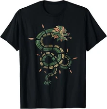 NEW Quetzalcoatl Aztec Feathered Serpent Mayan Inca Toltec Tee T-Shirt S-3XL