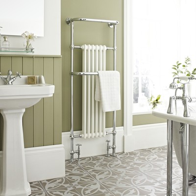 LDR008 Hudson Reed Brampton H1500 X W575 Mm Heated Towel Rail for sale  online | eBay