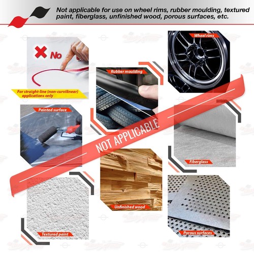 CARBON FIBER BLACK 3/4" 19mm PIN STRIPE Car Striping TAPE Decal Vinyl Sticker - Bild 12 von 12