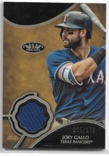 2019 Topps Tier One Tier One Relics Joey Gallo #T1R-JG 65/375 Texas Rangers