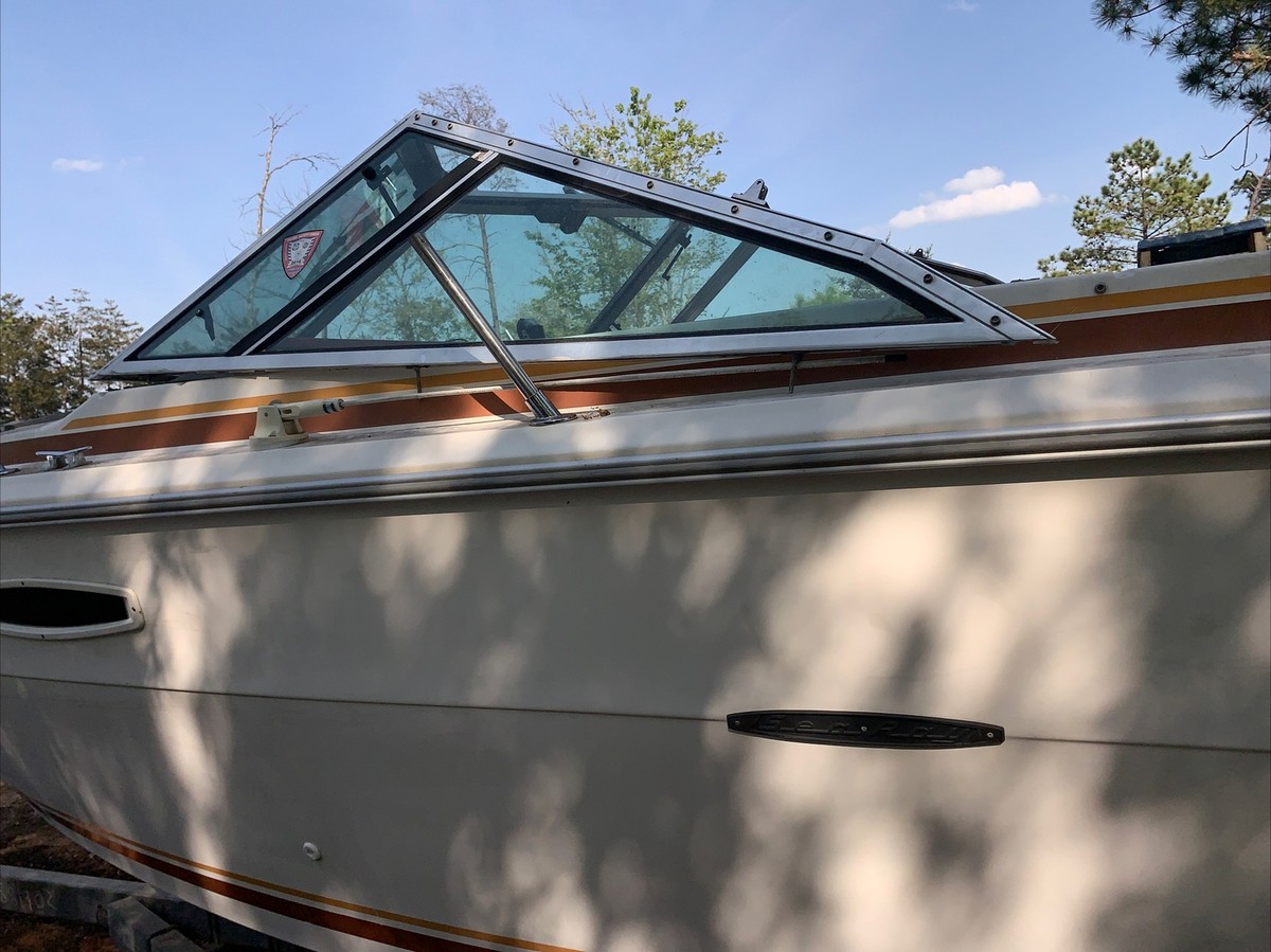 Sea Ray Ft Boat Windshield Windscreen Glass Frame 1980 Boat | eBay