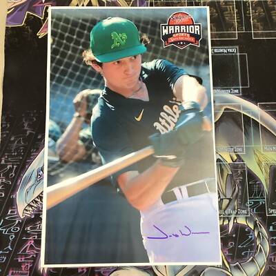 Jacob Wilson Oakland A's autograph Signed 12x17 photo 2023 1st Rd Pick ...