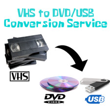 VHS to Digital MP4  DVD Video  MAIL-IN Tape Transfer Service