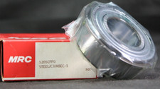 One 1 MRC 5205 CFFG Double Row Angular Contact Bearing 25 MM ID NEW
