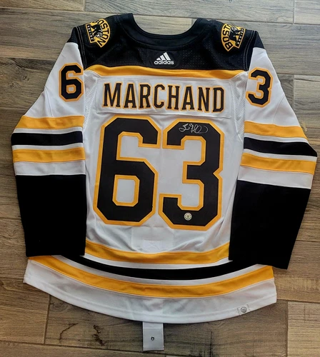 Brad Marchand Boston Bruins Signed Official NHL Adidas Jersey COA