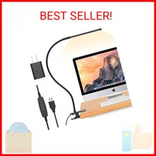 iZELL Desk Light, 2-Pack LED Desk Lamp with Clamp 77 LEDs Light with 3 Color