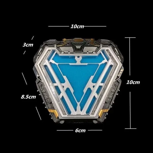 Iron Man MK50 Arc Reactor Tony Stark 1:1 Wearable Heart Chest Light Figure Gifts - Bild 16 von 24