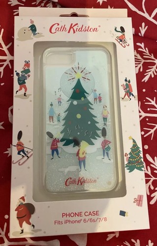 Cath Kidston Christmas village IPhone 6/6s/7/8 Phonecase With Sparkle - Picture 6 of 6