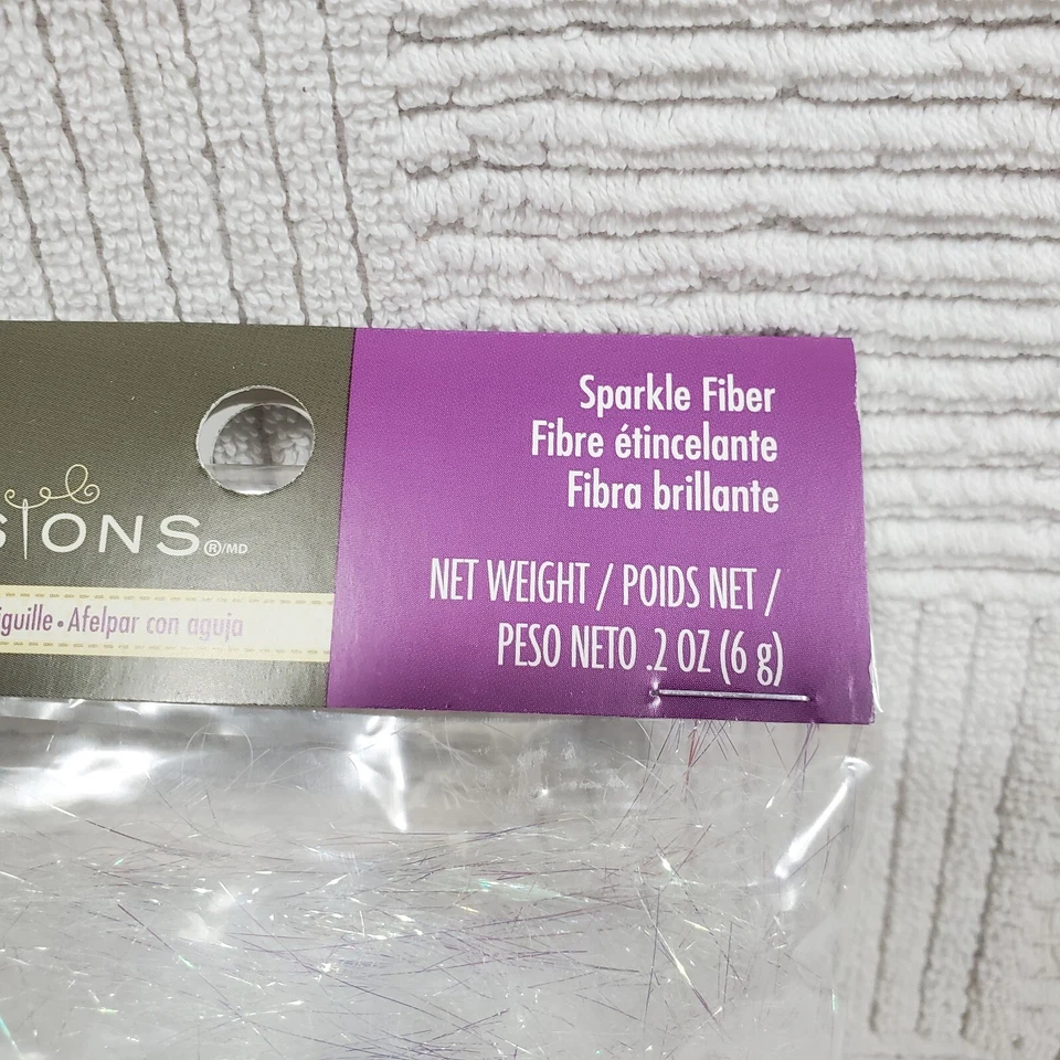 Dimensions Sparkle Fiber For Needle Felting .2 Oz Bag New - Image 3 of 4