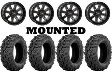 Kit 4 Sedona Mud Rebel R/T 26x9-14/26x11-14 on System 3 ST-4 Gloss Black TER