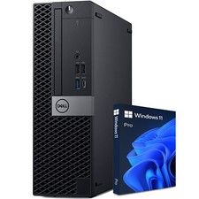 Dell Desktop PC i5 8th Gen, up to 64GB RAM, 2TB M.2 SSD, Windows 11 Pro, WiFi BT