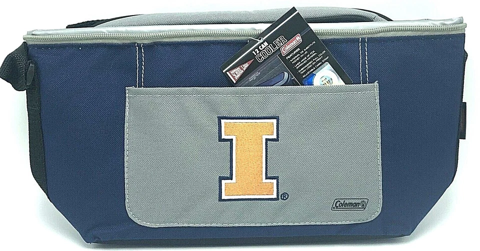 Coleman College Football Team Cooler Tailgate Mississippi Oregon 伊利诺伊州 12 罐 — 第 3/4 张图片