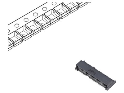 2X 119A-56A00-R02 Steckverbinder: PCI Express mini horizontal SMT vergoldet ATTE