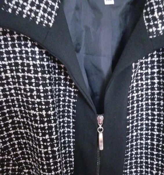 Tweed Style Zip Jacket, Size 14 | eBay