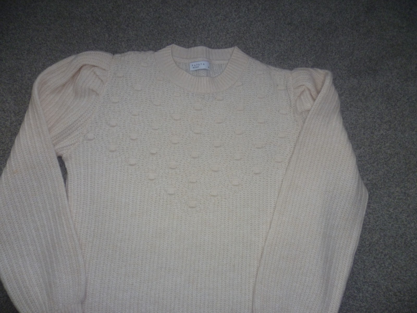 Ladies Cream Jumper Size M New eBay