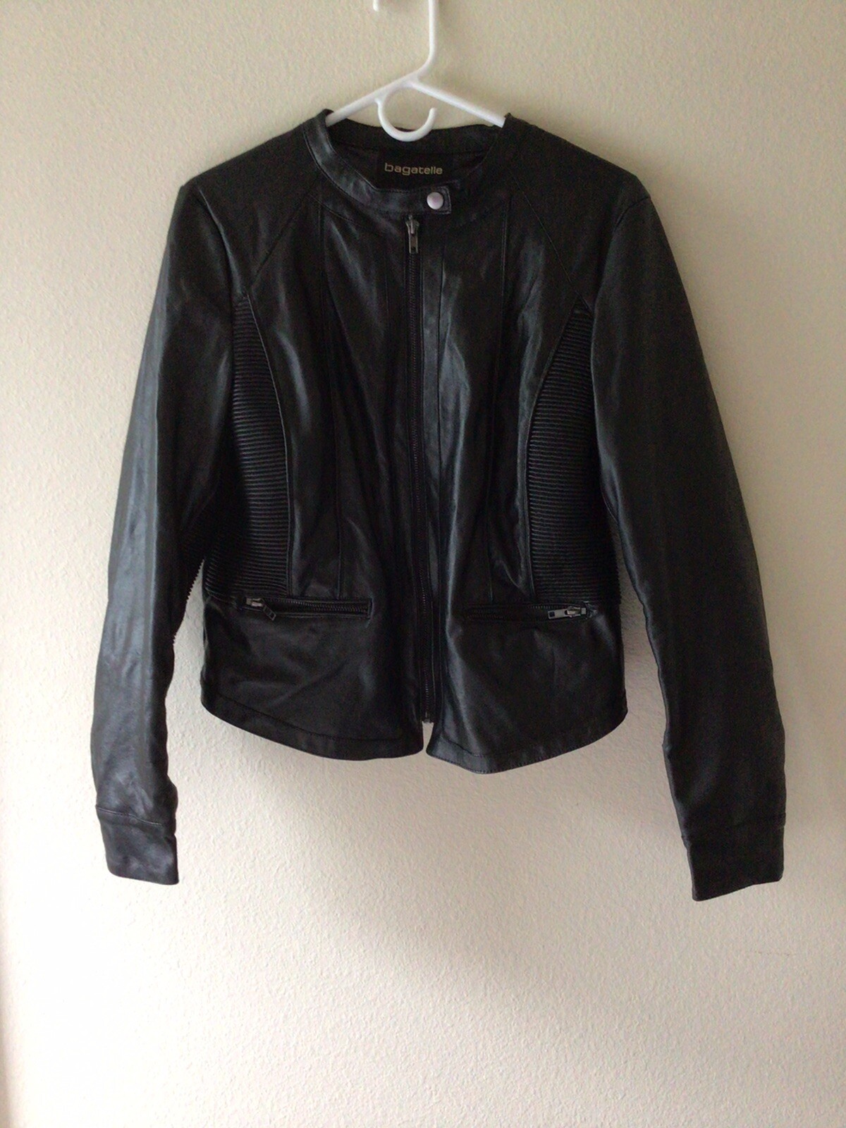 Bagatelle Black Faux Leather Jacket 