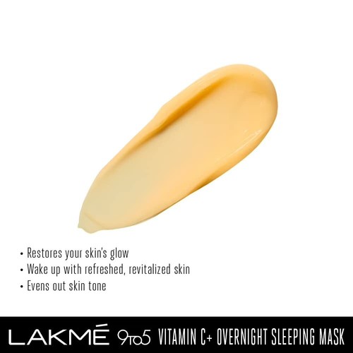 Lakme 9 bis 5 Vit C+ Overnight Sleeping Mask 50g - Bild 3 von 3