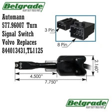 Automann 577.96007 Turn Signal Switch Volvo Replaces 844013431, TL1125