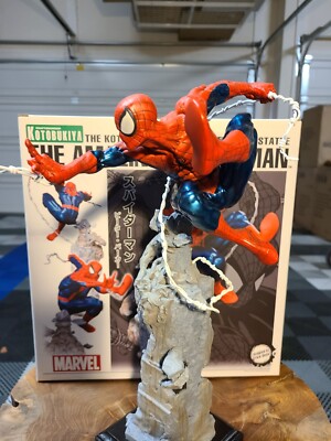 Kotobukiya Spider-man Fine Art Statue 1683/1900 Marvel New! | eBay
