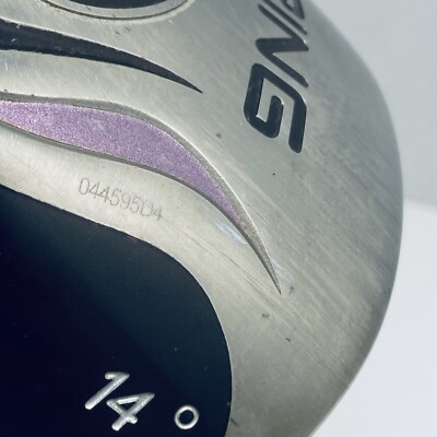PING Rhapsody 460cc RH Titanium Ladies Driver 14º w/ ULT 129 PING Rhapsody 460cc RH Titanium Ladies Driver 14º w/ ULT 129