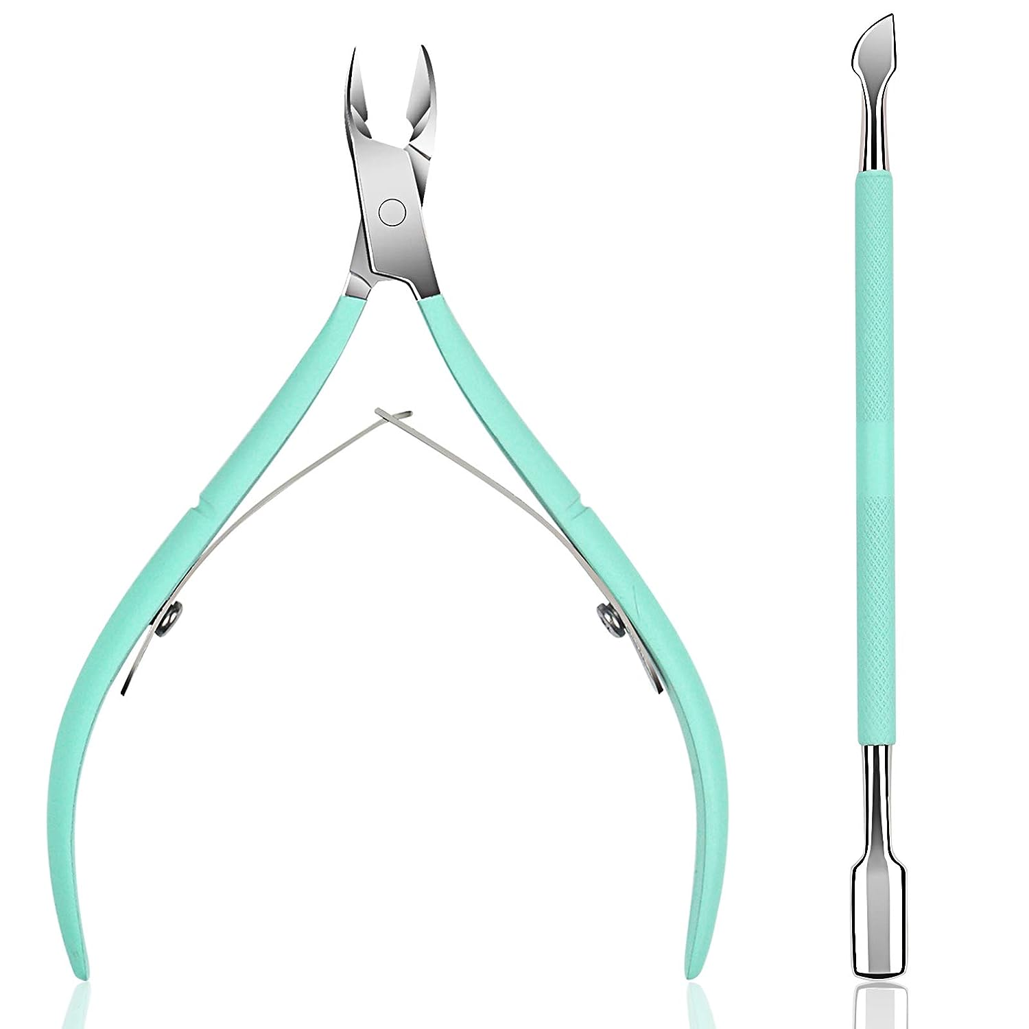 Ejiubas Cuticle Trimmer with Cuticle Pusher Cuticle Nipper Professional Grade St