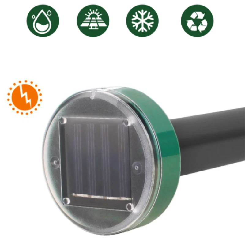 Bird Cat Scarer Pest Fox Dog Solar Ultrasonic Garden Deterrent Repeller Animal - Image 3 of 4