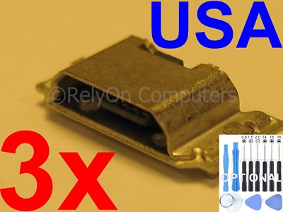 3x Micro USB Charging Port Sync for Sony Xperia XA Ultra F3211 F3212 F3213 USA