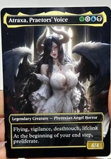 Atraxa, Praetors' Voice Proxy Card with Custom designed art